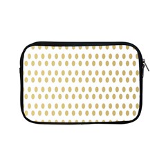 Polka Dots Gold Grey Apple Ipad Mini Zipper Cases by Mariart