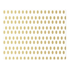 Polka Dots Gold Grey Double Sided Flano Blanket (large)  by Mariart