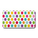 Polka Dot Yellow Green Blue Pink Purple Red Rainbow Color Medium Bar Mats 16 x8.5  Bar Mat