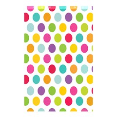 Polka Dot Yellow Green Blue Pink Purple Red Rainbow Color Shower Curtain 48  X 72  (small)  by Mariart