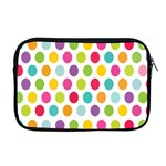 Polka Dot Yellow Green Blue Pink Purple Red Rainbow Color Apple MacBook Pro 17  Zipper Case Front