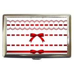 Ribbon Red Line Cigarette Money Cases