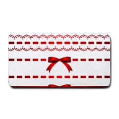 Ribbon Red Line Medium Bar Mats by Mariart