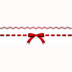 Ribbon Red Line Large Bar Mats by Mariart