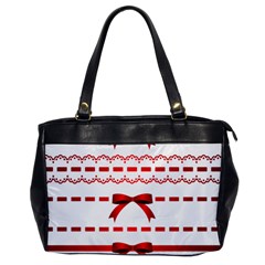 Ribbon Red Line Office Handbags