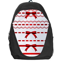 Ribbon Red Line Backpack Bag