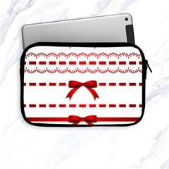 Ribbon Red Line Apple Ipad Mini Zipper Cases by Mariart