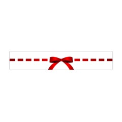 Ribbon Red Line Flano Scarf (mini) by Mariart