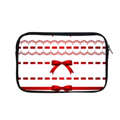 Ribbon Red Line Apple Macbook Pro 13  Zipper Case by Mariart