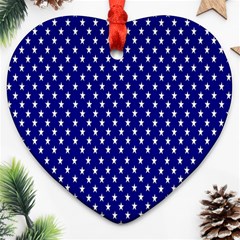 Rainbow Polka Dot Borders Colorful Resolution Wallpaper Blue Star Ornament (heart) by Mariart