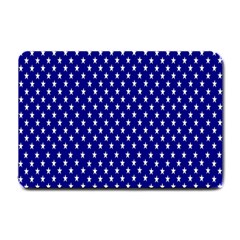 Rainbow Polka Dot Borders Colorful Resolution Wallpaper Blue Star Small Doormat  by Mariart