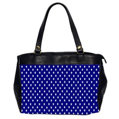 Rainbow Polka Dot Borders Colorful Resolution Wallpaper Blue Star Office Handbags (2 Sides)  by Mariart