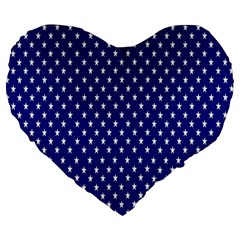 Rainbow Polka Dot Borders Colorful Resolution Wallpaper Blue Star Large 19  Premium Flano Heart Shape Cushions by Mariart