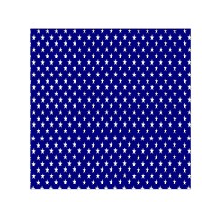 Rainbow Polka Dot Borders Colorful Resolution Wallpaper Blue Star Small Satin Scarf (square)