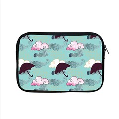 Rain Clouds Umbrella Blue Sky Pink Apple Macbook Pro 15  Zipper Case by Mariart