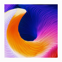 Wave Waves Chefron Color Blue Pink Orange White Red Purple Medium Glasses Cloth (2-side) by Mariart