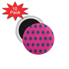 Polka Dot Circle Pink Purple Green 1 75  Magnets (10 Pack)  by Mariart