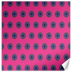 Polka Dot Circle Pink Purple Green Canvas 12  X 12   by Mariart