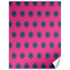 Polka Dot Circle Pink Purple Green Canvas 12  X 16   by Mariart