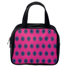 Polka Dot Circle Pink Purple Green Classic Handbags (one Side) by Mariart