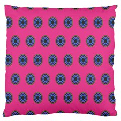 Polka Dot Circle Pink Purple Green Large Cushion Case (two Sides) by Mariart