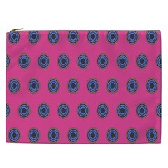 Polka Dot Circle Pink Purple Green Cosmetic Bag (xxl)  by Mariart