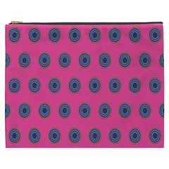 Polka Dot Circle Pink Purple Green Cosmetic Bag (xxxl)  by Mariart