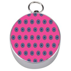 Polka Dot Circle Pink Purple Green Silver Compasses by Mariart