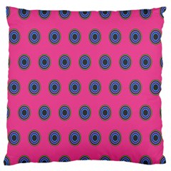 Polka Dot Circle Pink Purple Green Standard Flano Cushion Case (one Side) by Mariart