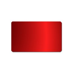 Red Gradient Fractal Backgroun Magnet (name Card) by Simbadda