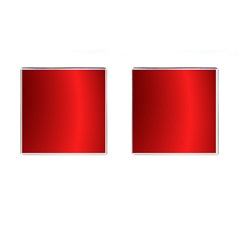 Red Gradient Fractal Backgroun Cufflinks (square) by Simbadda