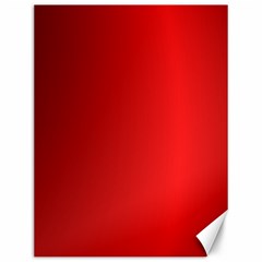 Red Gradient Fractal Backgroun Canvas 12  X 16   by Simbadda