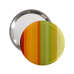 Colorful Citrus Colors Striped Background Wallpaper 2 25  Handbag Mirrors by Simbadda