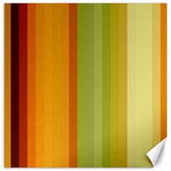 Colorful Citrus Colors Striped Background Wallpaper Canvas 20  X 20   by Simbadda