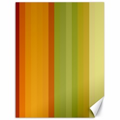 Colorful Citrus Colors Striped Background Wallpaper Canvas 18  X 24   by Simbadda