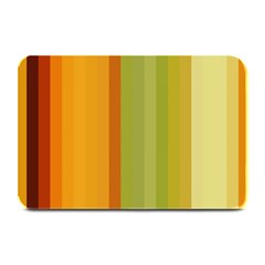 Colorful Citrus Colors Striped Background Wallpaper Plate Mats by Simbadda