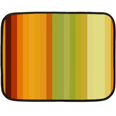 Colorful Citrus Colors Striped Background Wallpaper Double Sided Fleece Blanket (mini)  by Simbadda