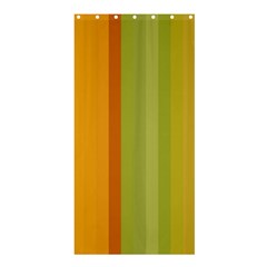 Colorful Citrus Colors Striped Background Wallpaper Shower Curtain 36  X 72  (stall)  by Simbadda