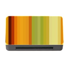 Colorful Citrus Colors Striped Background Wallpaper Memory Card Reader With Cf by Simbadda