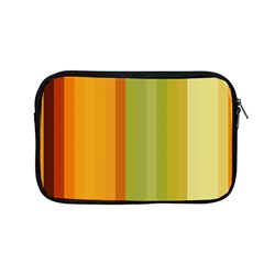 Colorful Citrus Colors Striped Background Wallpaper Apple Macbook Pro 13  Zipper Case by Simbadda