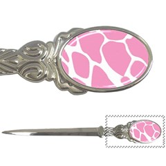 Baby Pink Girl Pattern Colorful Background Letter Openers by Simbadda