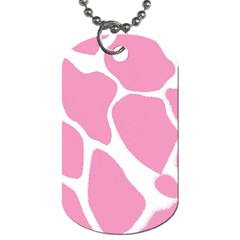 Baby Pink Girl Pattern Colorful Background Dog Tag (one Side) by Simbadda