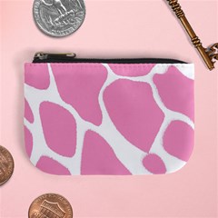 Baby Pink Girl Pattern Colorful Background Mini Coin Purses by Simbadda