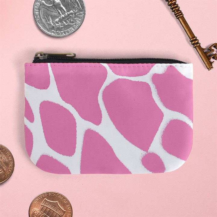 Baby Pink Girl Pattern Colorful Background Mini Coin Purses