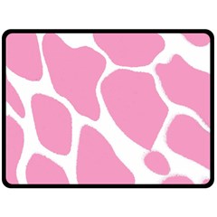 Baby Pink Girl Pattern Colorful Background Double Sided Fleece Blanket (large)  by Simbadda