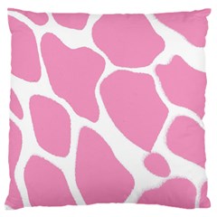 Baby Pink Girl Pattern Colorful Background Large Flano Cushion Case (one Side) by Simbadda