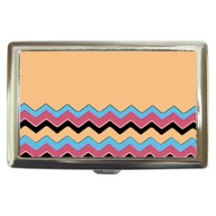 Chevrons Patterns Colorful Stripes Background Art Digital Cigarette Money Cases by Simbadda