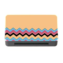 Chevrons Patterns Colorful Stripes Background Art Digital Memory Card Reader With Cf by Simbadda