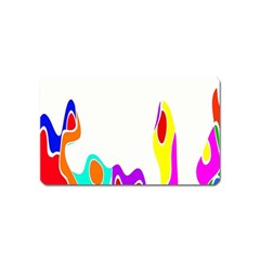 Simple Abstract With Copyspace Magnet (name Card) by Simbadda