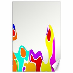 Simple Abstract With Copyspace Canvas 12  X 18   by Simbadda